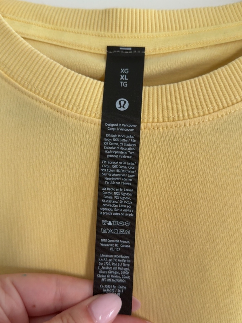 Lululemon XL Heavyweight Jersey Tshirt - Picture 6 of 7